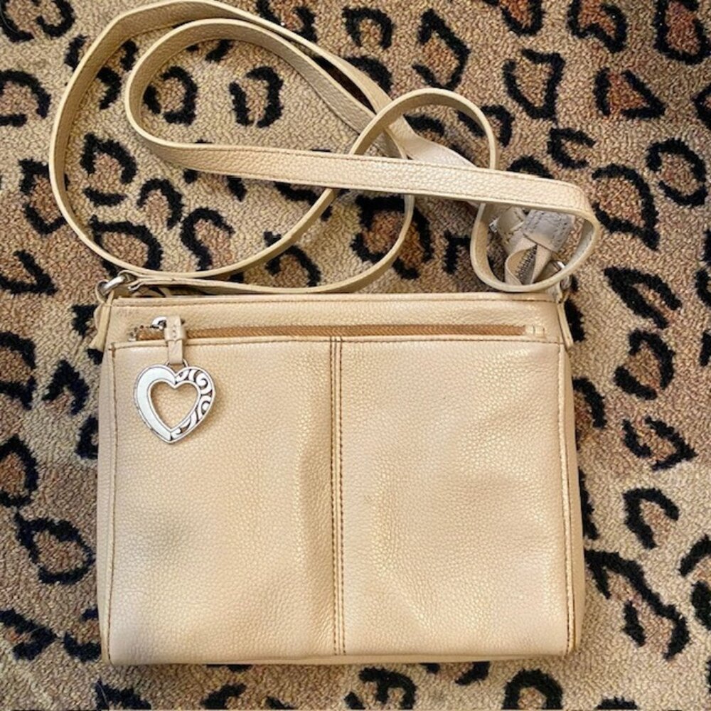 Brighton Barbados City Organizer Bag Zinc Pearl Crossbody Shoulder Bag